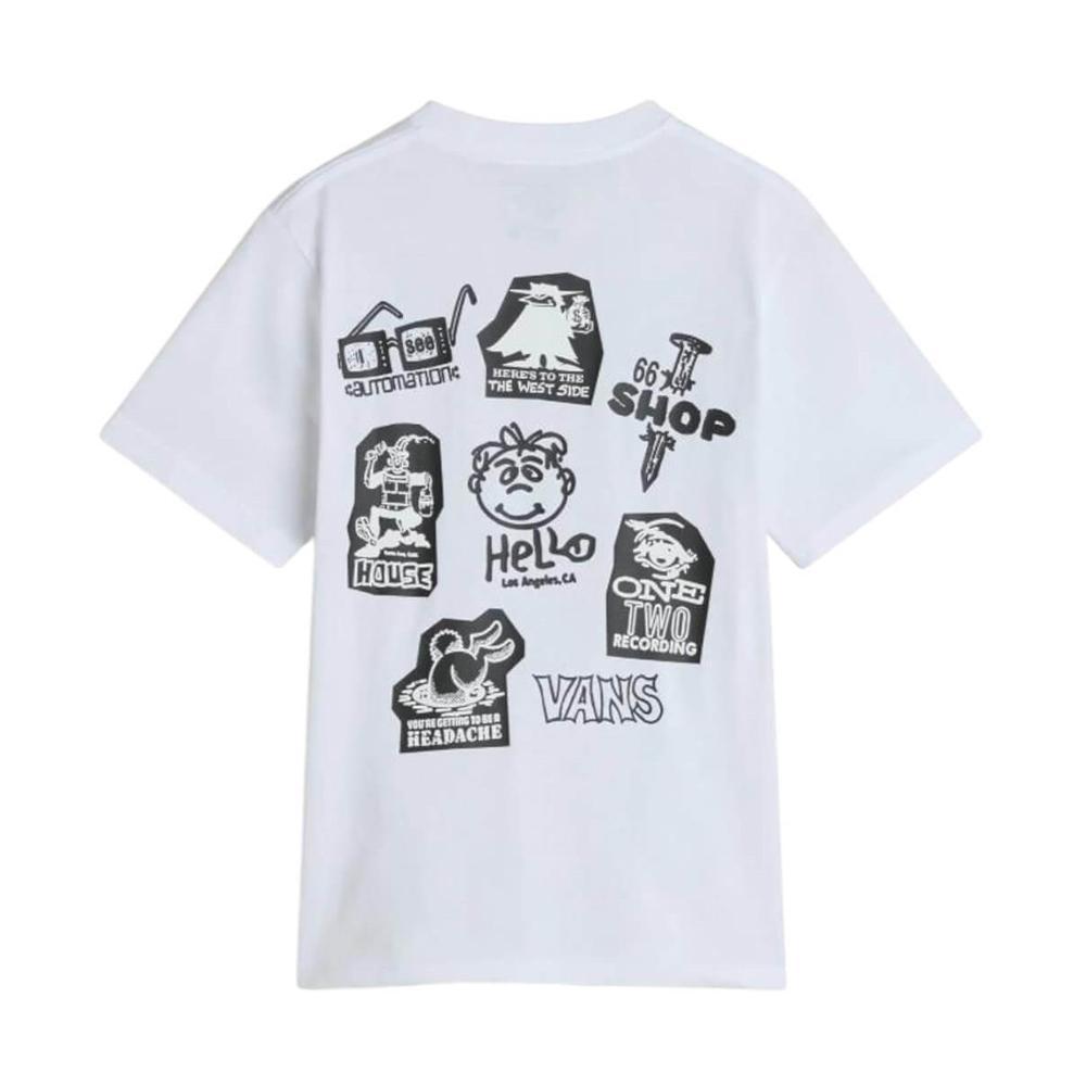 vans t-shirt vans. bianco - foto 2