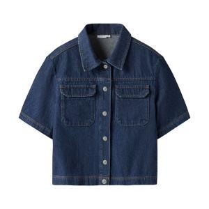 Giubbotto . denim scuro