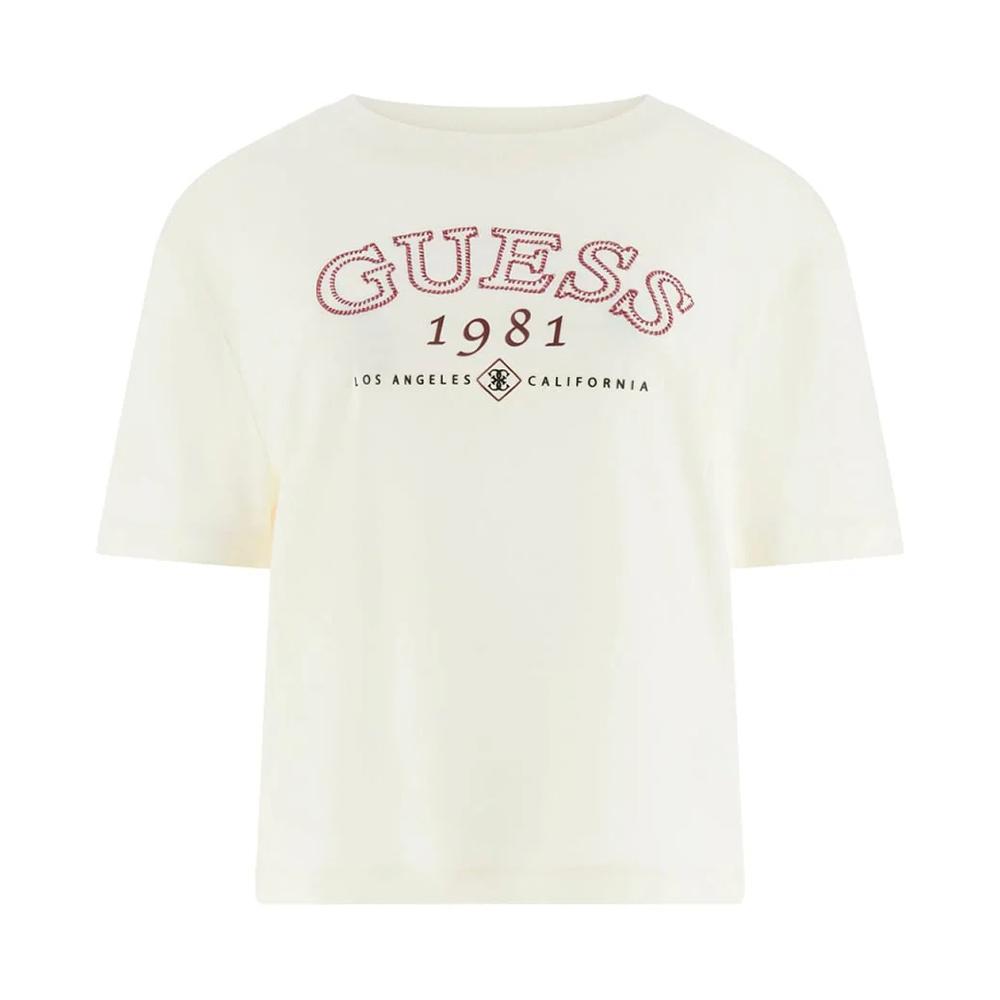 guess t-shirt guess. crema - foto 1