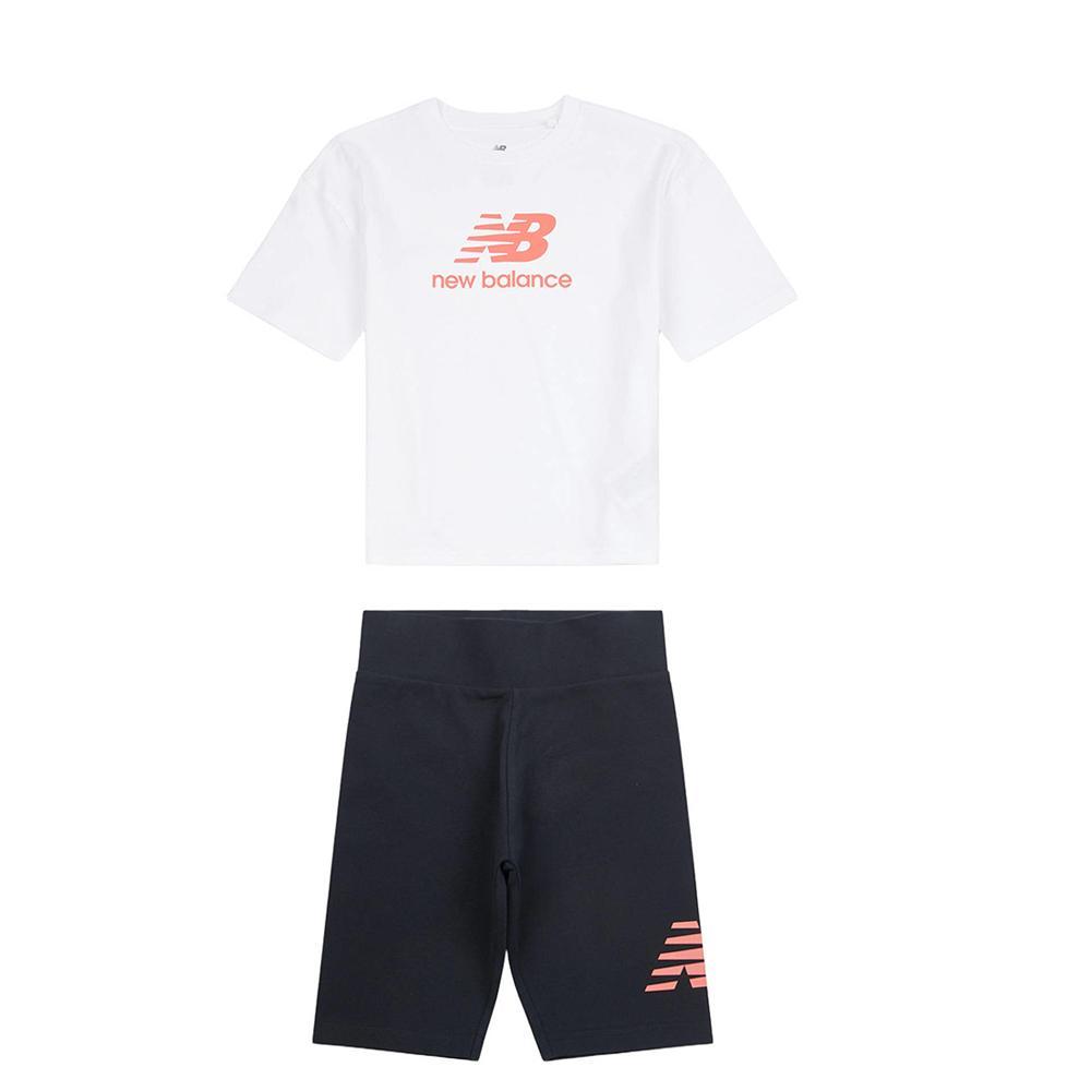 new balance completo new balance. bianco/nero - foto 1
