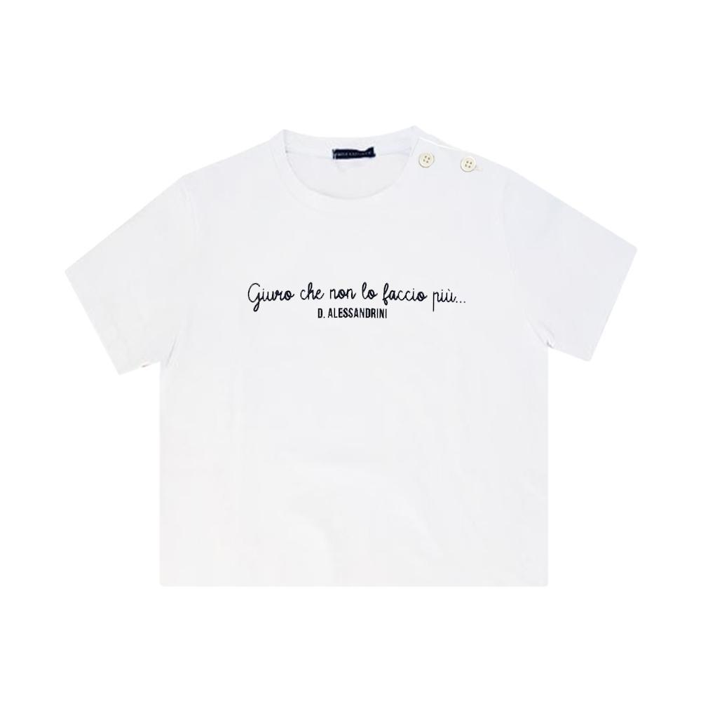 daniele alessandrini t-shirt daniele alessandrini. bianco - foto 1