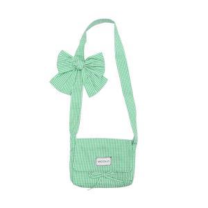 Borsa . verde/bianco
