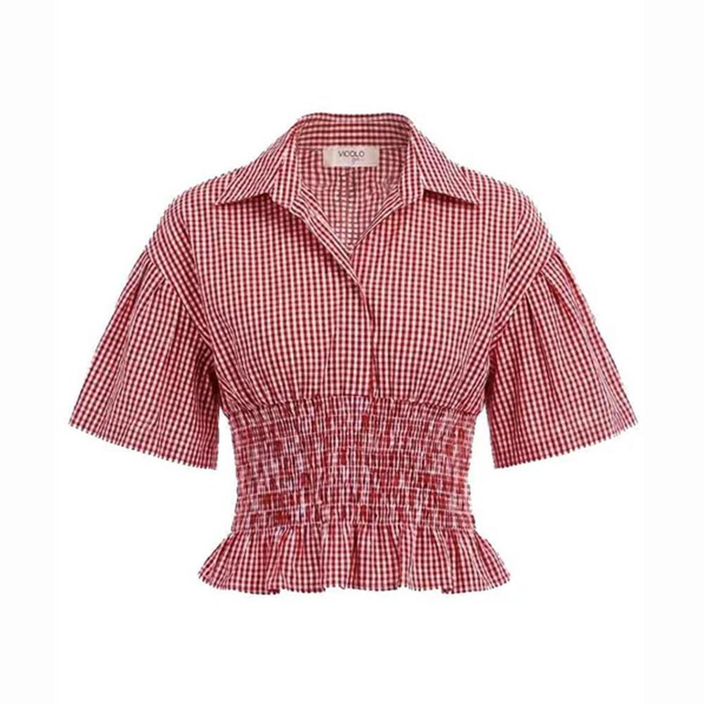 vicolo camicia vicolo. rosso/bianco - foto 1