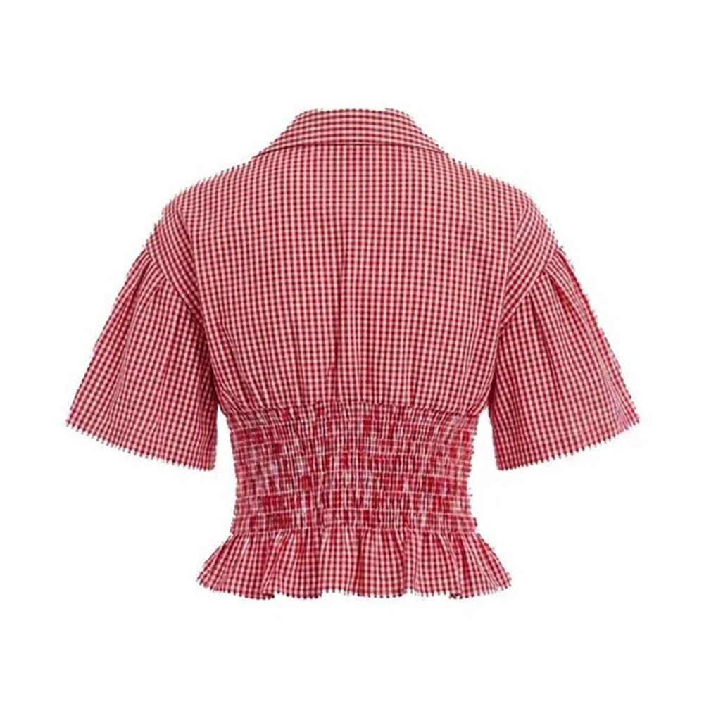 vicolo camicia vicolo. rosso/bianco - foto 2