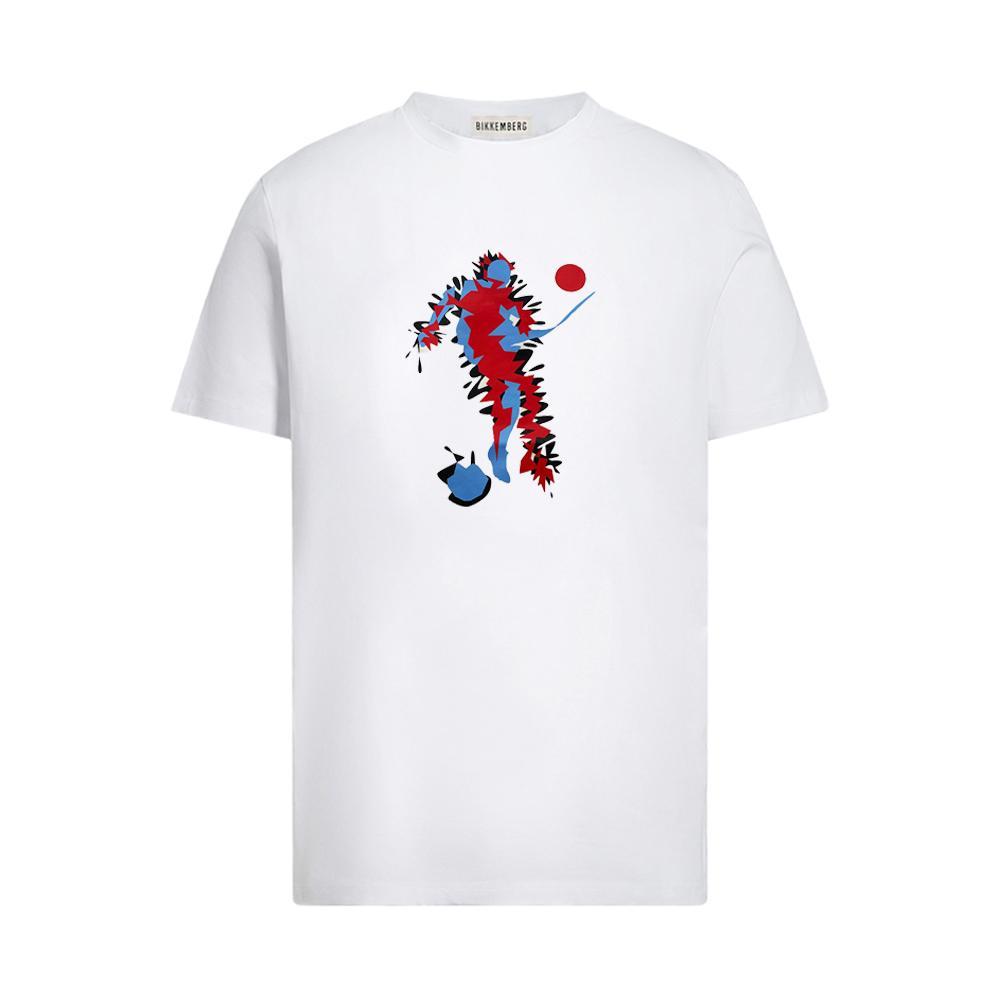 bikkembergs t-shirt bikkembergs. bianco - foto 1