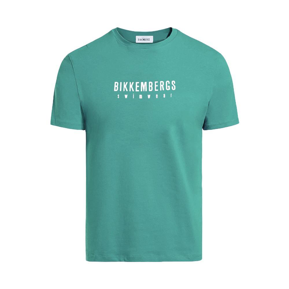 bikkembergs t-shirt bikkembergs. verde acqua - foto 1