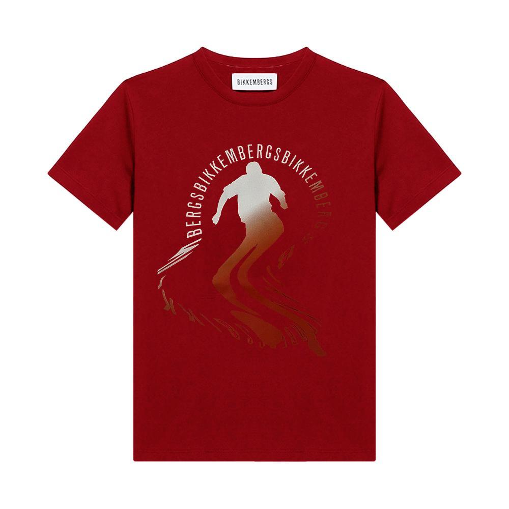 bikkembergs t-shirt bikkembergs. rosso - foto 1