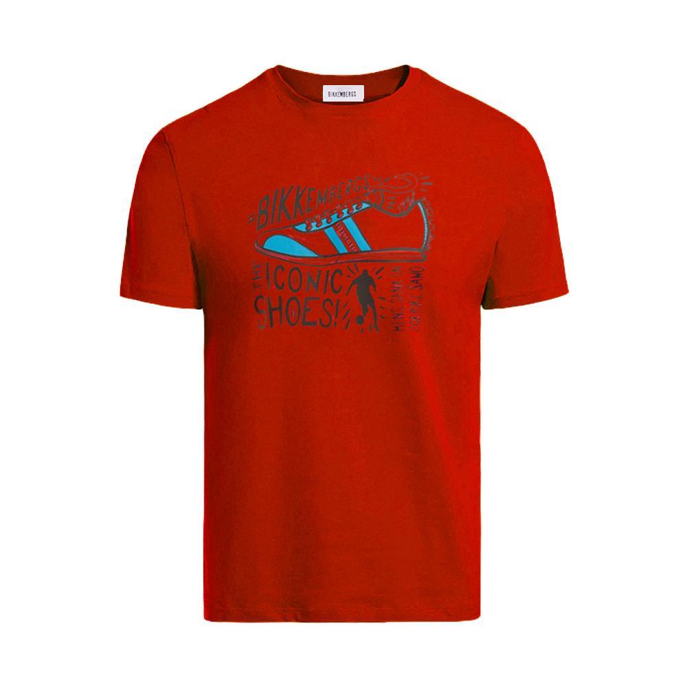 bikkembergs t-shirt bikkembergs. rosso - foto 1