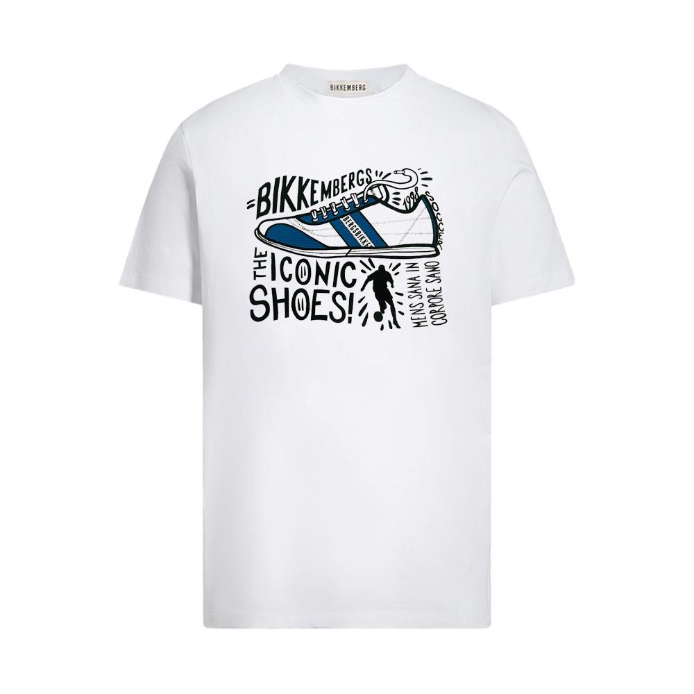 bikkembergs t-shirt bikkembergs. bianco - foto 1