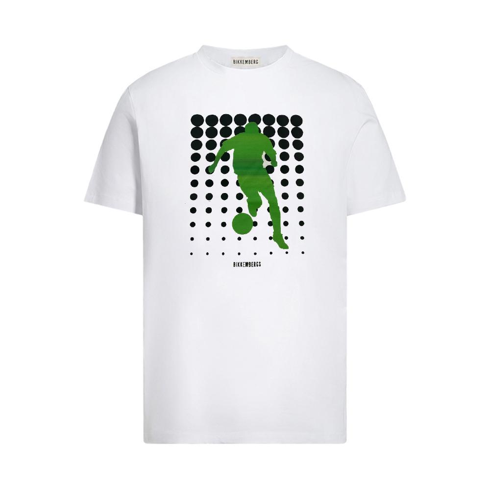 bikkembergs t-shirt bikkembergs. bianco - foto 1