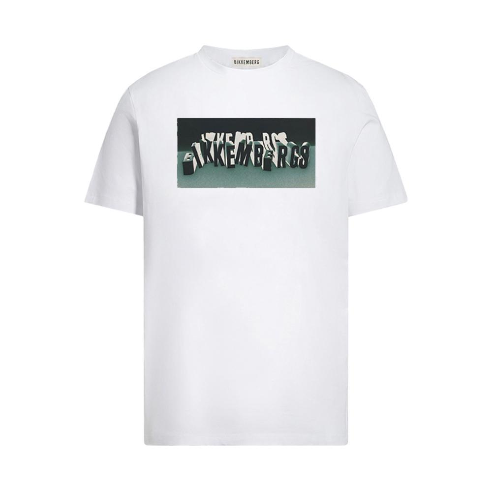 bikkembergs t-shirt bikkembergs. bianco - foto 1