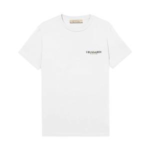 T-shirt trussardi. bianco