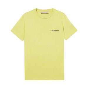T-shirt trussardi. verde acido