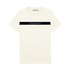 T-shirt trussardi. sabbia