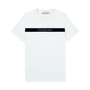 T-shirt trussardi. verde acqua