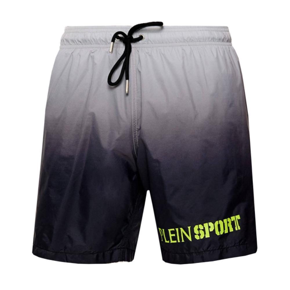 plein sport boxer mare plein sport. grigio/nero - foto 1