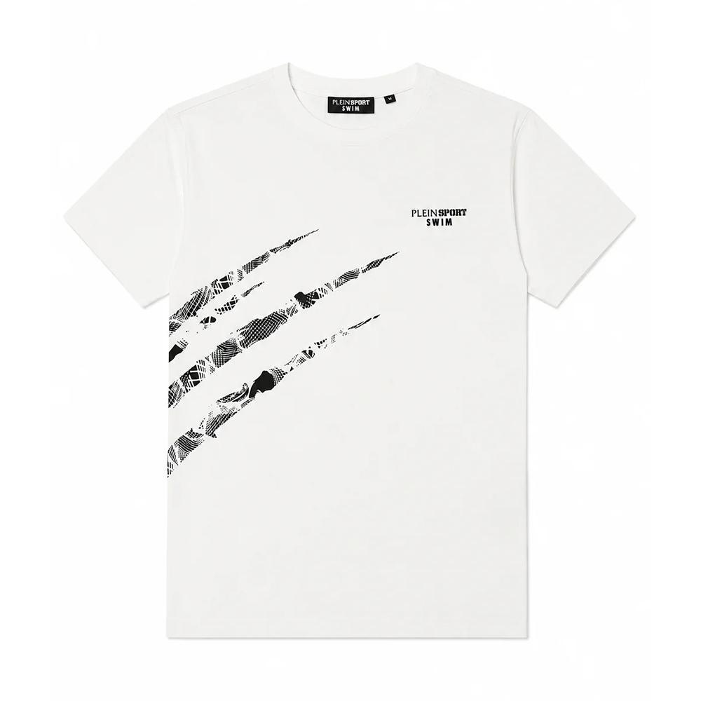 plein sport t-shirt plein sport. bianco - foto 1