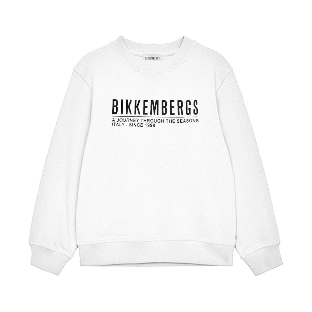 bikkembergs felpa bikkembergs. bianco - foto 1