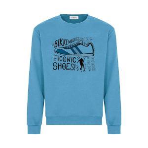 Felpa . azzurro