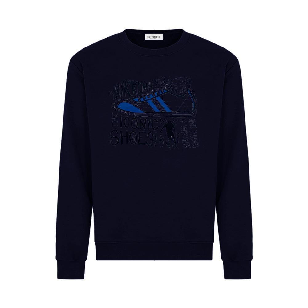 bikkembergs felpa bikkembergs. blu - foto 1