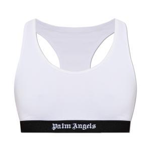 Bralette palm angels. bianco
