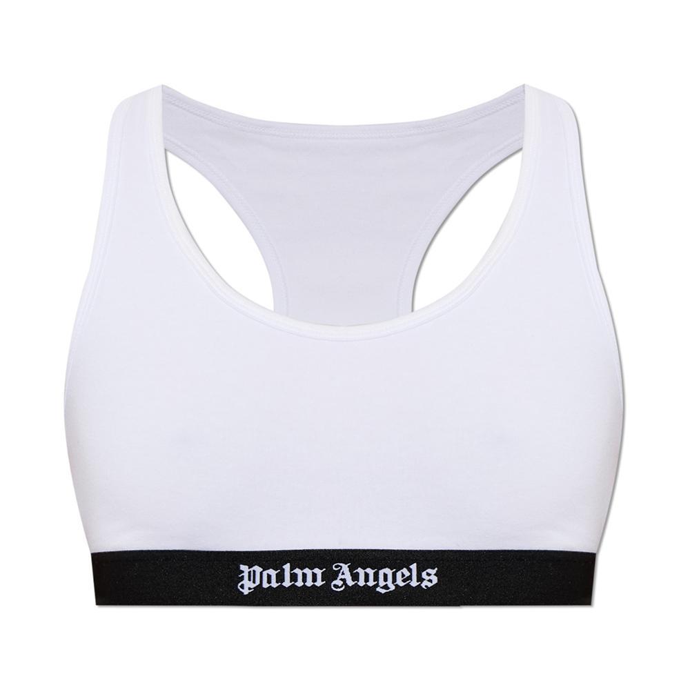 palm angels a bralette palm angels. bianco - foto 1