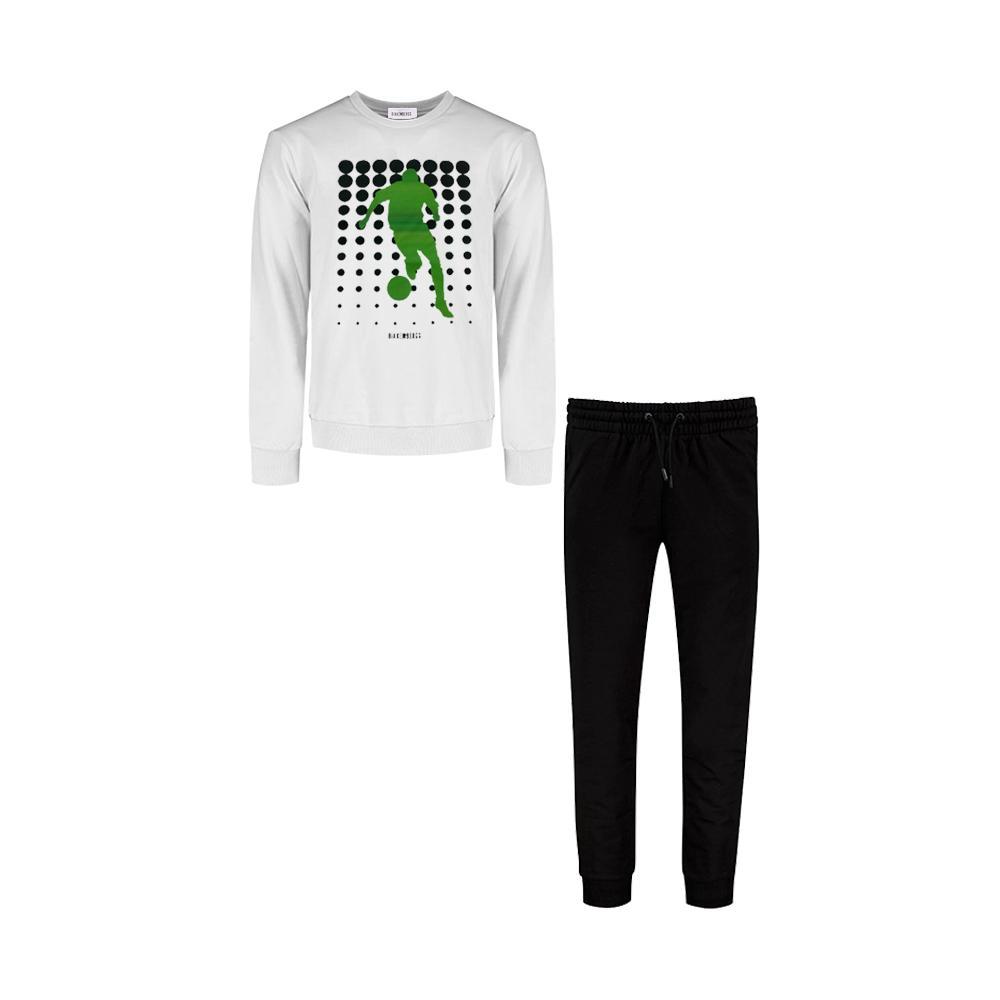 bikkembergs tuta bikkembergs. bianco/nero - foto 1