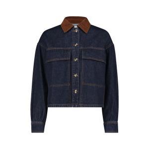 Giubbotto . denim scuro