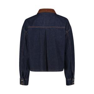 Giubbotto . denim scuro